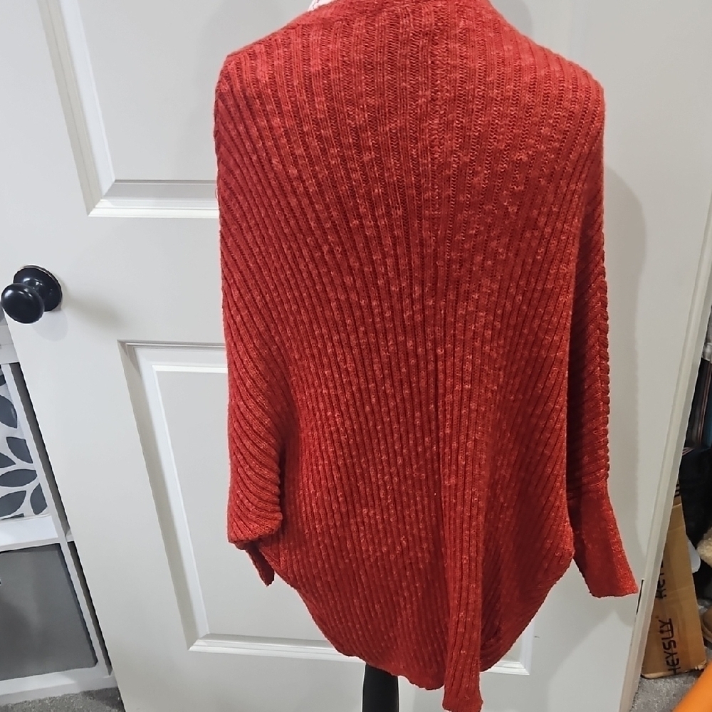 Umgee Rust Open-Front Cardigan - Picture 6 of 8